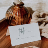 Einfache Script-Hochzeit-Platzkarte Escort H100 Platzkarte