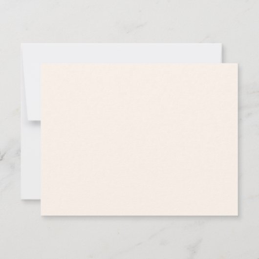 Einfache Script-Kalligrafie Bereavement-Beerdigung Dankeskarte (Rückseite)