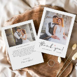 Einfache Script-Liebe Herz Minimalistischer Hochze Dankeskarte<br><div class="desc">Einfache Script Liebe Herz Minimalistisch Hochzeit Foto Dankeschön Karte. Für weitere Anpassungen klicken Sie bitte auf den Link "Weitere Anpassung" und verwenden Sie unser Design-Tool,  um diese Vorlage zu ändern.</div>