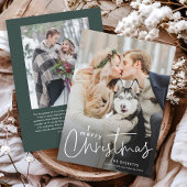 Einfache Script Minimal Foto Weihnachten