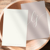 Einfache Script-Personalisiert Stationery-Rose Elf Briefpapier