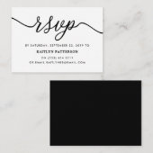 Einfache Script-UAWG Begleitkarte (Vorne/Hinten)