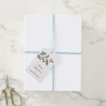 Einfache Script Wasserfarbe Cherry Frohe Weihnacht