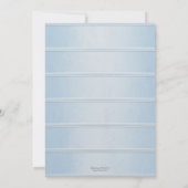 Einfache Seashell Beach Baby Dusche Einladung (Rückseite)