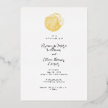 Einfache Seashell- und Aquarellfischskala