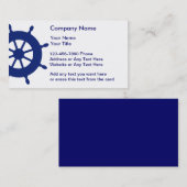 Einfache SeeVisitenkarten Visitenkarte (Vorne/Hinten)