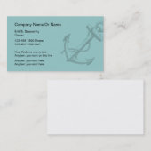 Einfache SeeVisitenkarten Visitenkarte (Vorne/Hinten)