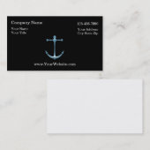 Einfache SeeVisitenkarten Visitenkarte (Vorne/Hinten)