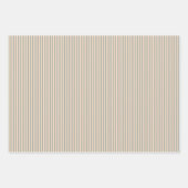 Einfache Seite Grün Rosa Streifen Muster Geschenkpapier Set (Vorderseite)