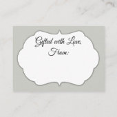 Einfache Seite ohne Wrapping notwendig! Brautparty Begleitkarte (Rückseite)