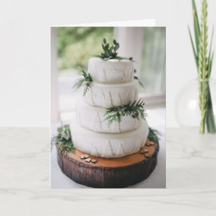 Einfache Shabby Chic Lifestyle Hochzeit Karte