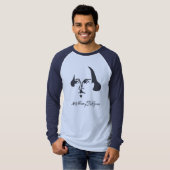 Einfache Shakespeare mit Unterschrift T-Shirt (Vorne ganz)