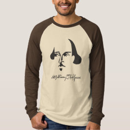 Einfache Shakespeare mit Unterschrift T-Shirt