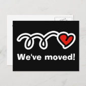 Einfache, sich bewegende Postkarten mit niedlichem (Vorne/Hinten)