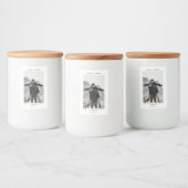 Einfache Signatur Minimalistisches Foto Save the D Lebensmitteletikett (Flaschen)