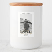 Einfache Signatur Minimalistisches Foto Save the D Lebensmitteletikett (Vorderseite)