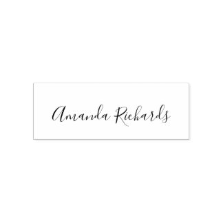 Einfache Signatur Name Permastempel
