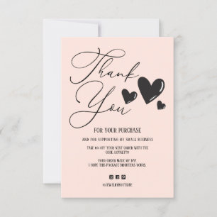 Einfache Signatur Script Herz Bestellung Vielen Da Dankeskarte