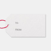 Einfache Silber-Kalligrafie Weihnachtsname Geschenkanhänger (Rückseite Horizontal)