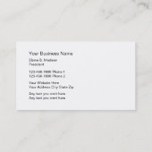 Einfache Silhouetten für Eichhörnchen Visitenkarte (Rückseite)