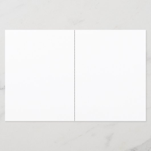 Einfache Silhouetten Hochzeit Timeline Fan (Rückseite)