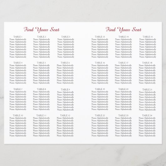 Einfache Silhouetten Hochzeitsfan (Rückseite)