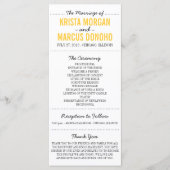 Einfache Silhouetten Programm Rack Card-30 (Vorderseite)