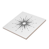 Einfache Silver Sternexplosion Keramik Tile Fliese (Seite)