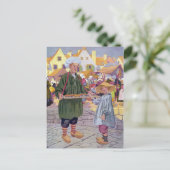 Einfache Simon und Pieman auf der Messe Postkarte (Stehend Vorderseite)