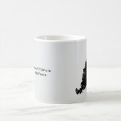 Einfache sinnliche ästhetische Worte Kaffeetasse (Mittel)