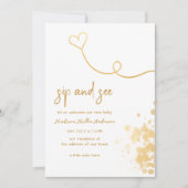 Einfache Sippe und sehen Einladung (Vorderseite)