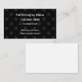 Einfache Sitzplatzkarten Visitenkarte (Vorne/Hinten)