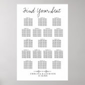 Einfache Sitztabelle ( 17 ) Poster (Vorne)