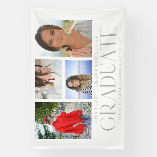 Einfache Skript Multi Foto Abschluss Ankündigung Banner (Vertikal)