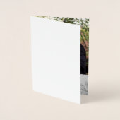 Einfache Skript neu verheiratet Dankeschön Karte (Vorderseite)