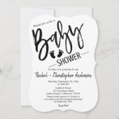 Einfache Skriptangabe Ankündigung Kinderdusche (Vorderseite)