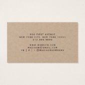 Einfache Skriptbezeichnung Kraft für die Erstellun (Rückseite)