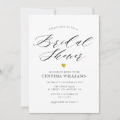 einfache Skriptdusche Einladung (Vorderseite)