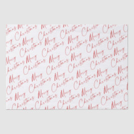 Einfache Skripte Handgeschriebene frohe Weihnachte Seidenpapier