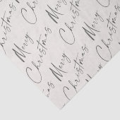 Einfache Skripte Handgeschriebene frohe Weihnachte Seidenpapier (Detail)