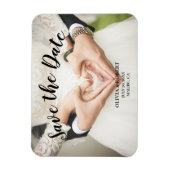 Einfache Skripte - Herz Save the Date Magnet (Vertikal)