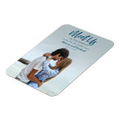 Einfache Skripte treffen uns in Save the Date Foto Magnet (Linke Seite)