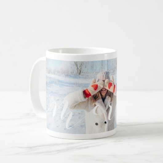 Einfache Skripte und moderne Foto-Layout Kaffeetasse (Vorderseite Links)