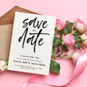 Einfache Skripteinladung Save the Date Einladung