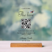 Einfache Skripterfassung Der QR-Liebe-Code Acrylschild (Neutral)