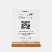 Einfache Skripterfassung Der QR-Liebe-Code Acrylschild (Vorderseite)