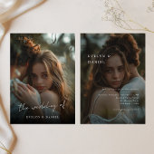 Einfache Skripterstellung Modernes Hochzeitsstift Einladung