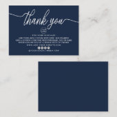 Einfache Skripterstellung Vielen Dank Begleitkarte (Vorne/Hinten)