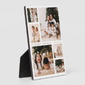 Einfache Skriptfamilie Foto Collage Urlaub Fotoplatte (Seite)