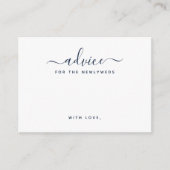 Einfache Skriptratenkarten Begleitkarte (Vorderseite)